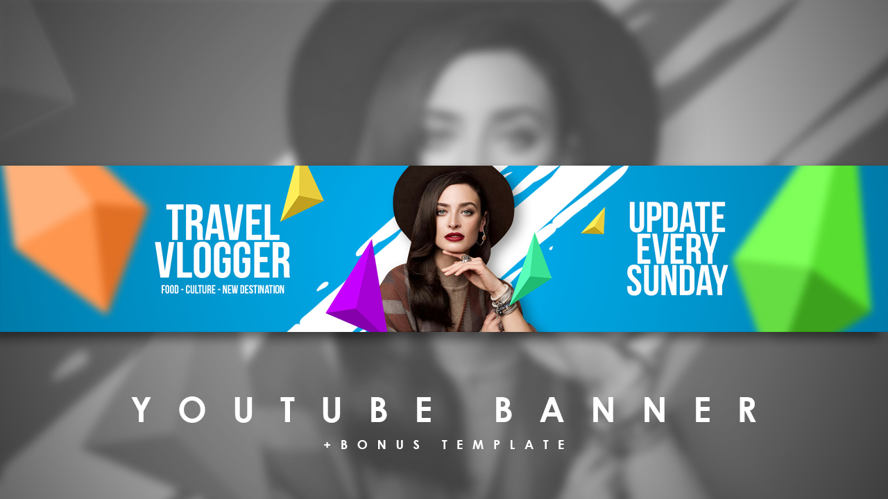 Adobe photoshop (psd) · youtube banner psd resolution: Free Download Youtube Chanel Art Youtube Banner Photoshop Project Psd File