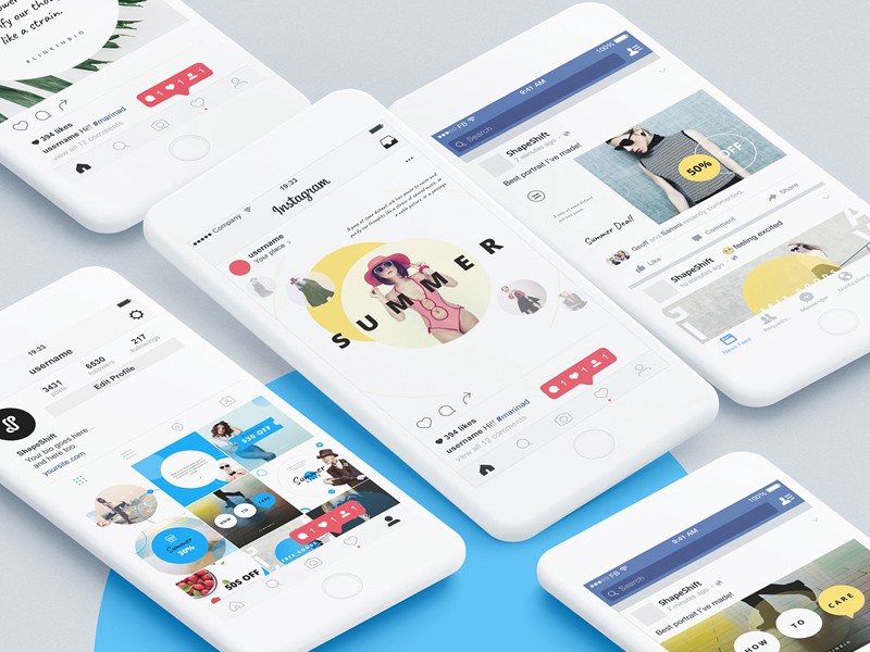 This is a collection of 2017 free social media mockups. 44 Social Media Banner Mockup Psd Free Download