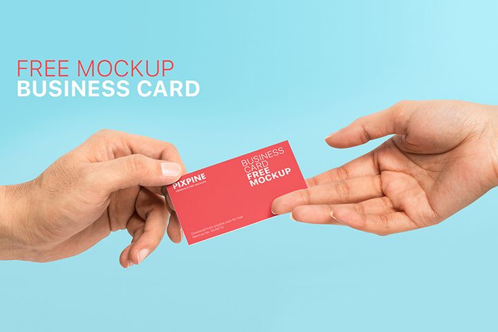 Including multiple different angles and views with clean empty space to add . Business Card Mockup Psd Free Download