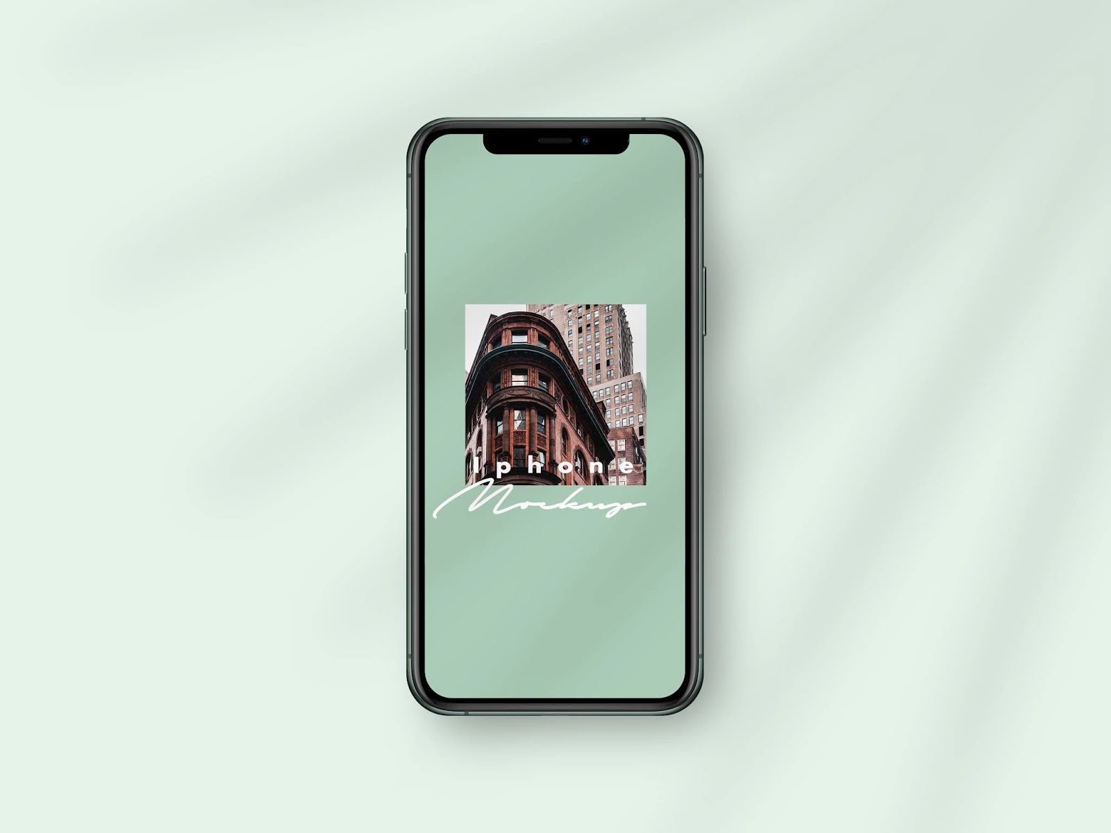 Free hd mockup of apple iphone 11 pro in png and psd image format with transparent background for unlimited download. Free Download Iphone 11 Pro Mockup Template With Palm Leaf Shadows Psd File