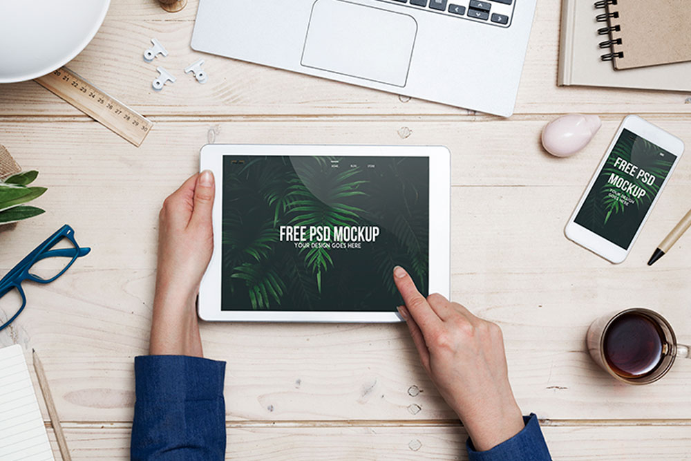 17+ Download Ipad Hand Mockup Free&nbsp;Psd