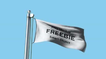 15+ Download Vertical Flag Mockup Psd&nbsp;Free