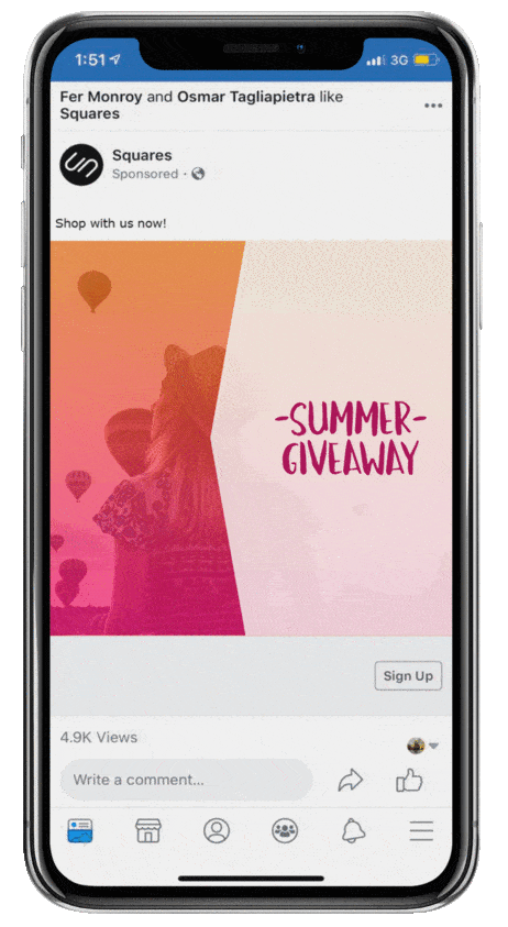 42+ Download Facebook Link Ad Mockup&nbsp;Psd