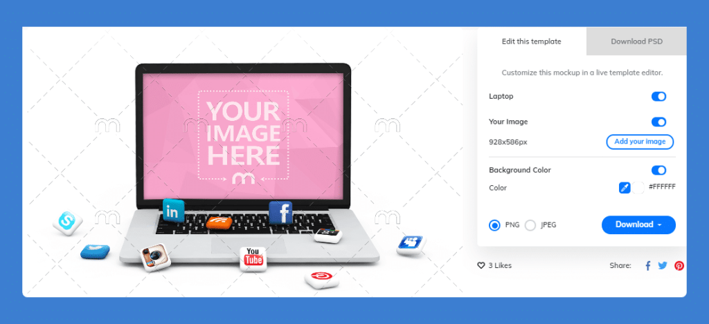 36+ Download Mockup Psd Facebook Post Template Editable
