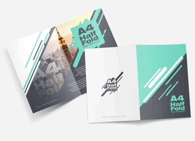 45+ Download 2 Fold Brochure Mockup Psd&nbsp;Free