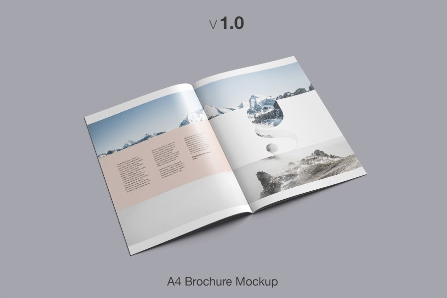 21+ Download Brochure Mockup A4 Free&nbsp;Psd