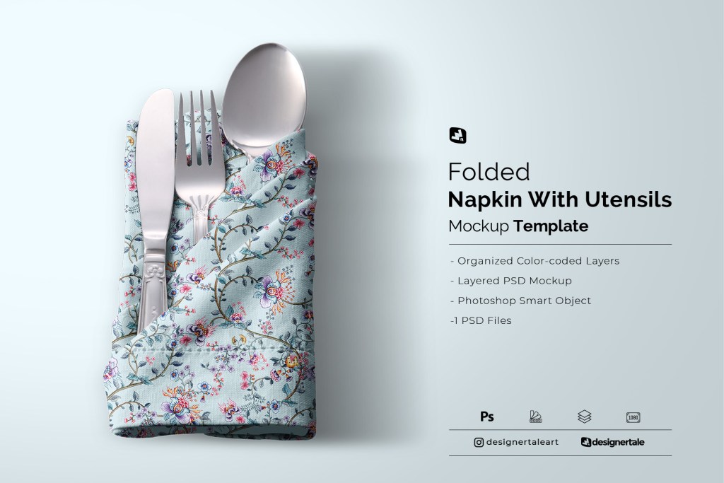 28+ Download Cloth Napkin Mockup Psd