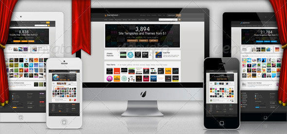 27+ Download Pc Tablet Phone Mockup&nbsp;Psd