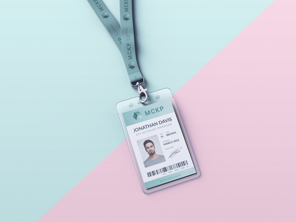 39+ Download Id Card Lanyard Mockup Free&nbsp;Psd