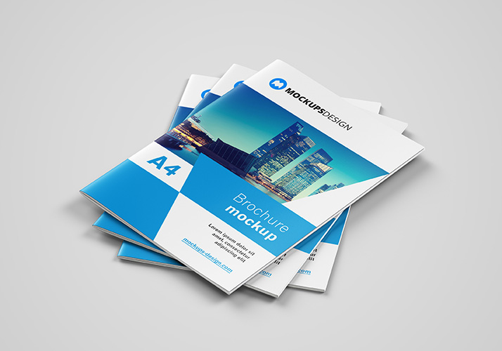35+ Download A4 Brochure Mockup Free&nbsp;Psd
