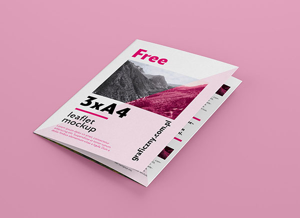 29+ Download A4 Size Brochure Mockup Psd Free