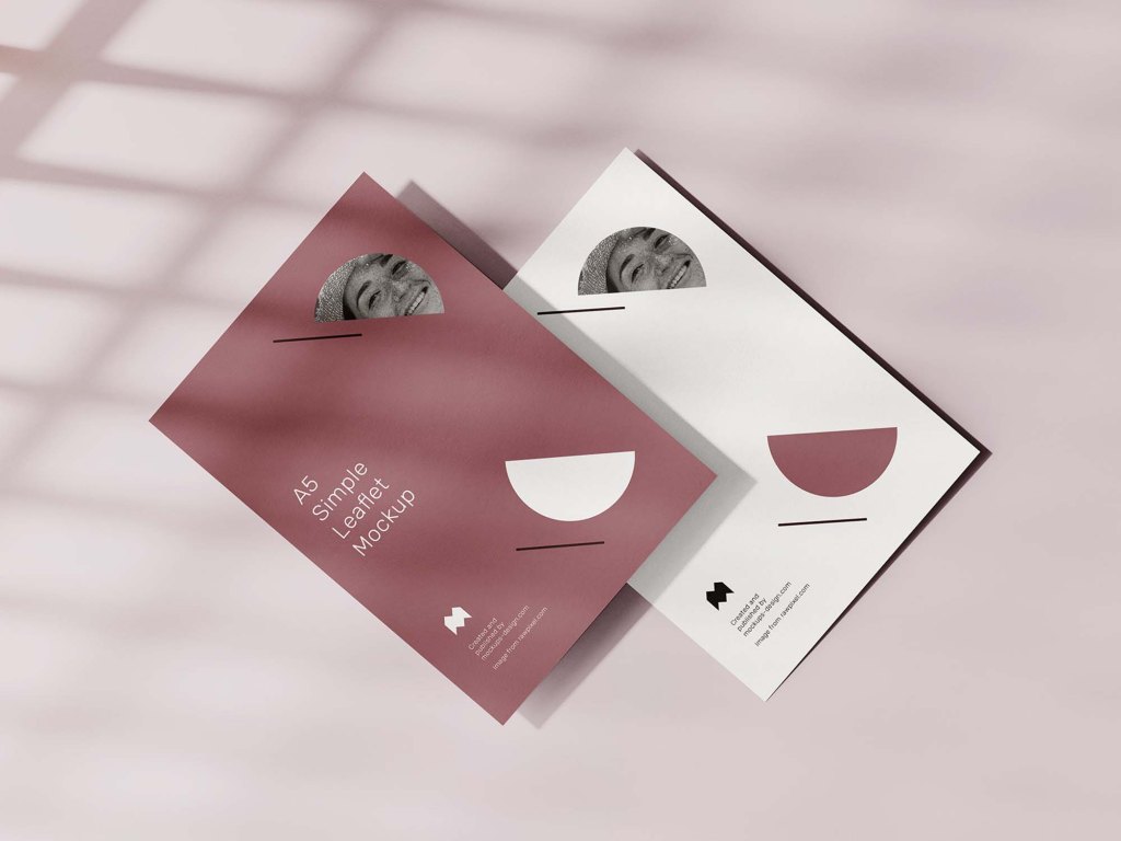 20+ Download A5 Brochure Mockup Free&nbsp;Psd