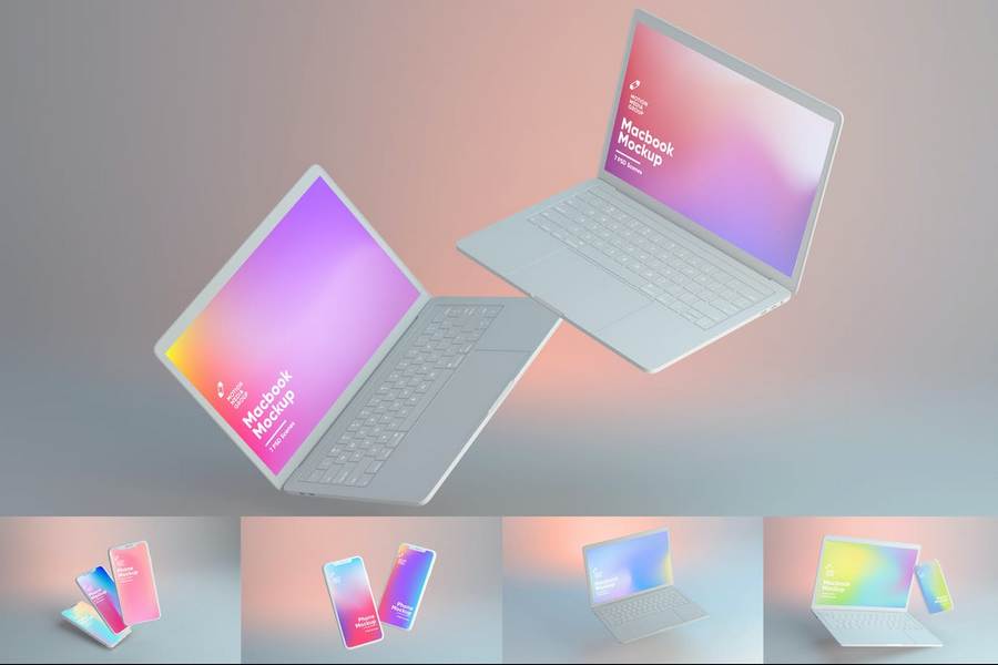 36+ Download Macbook Pro Clay Mockup Free&nbsp;Psd